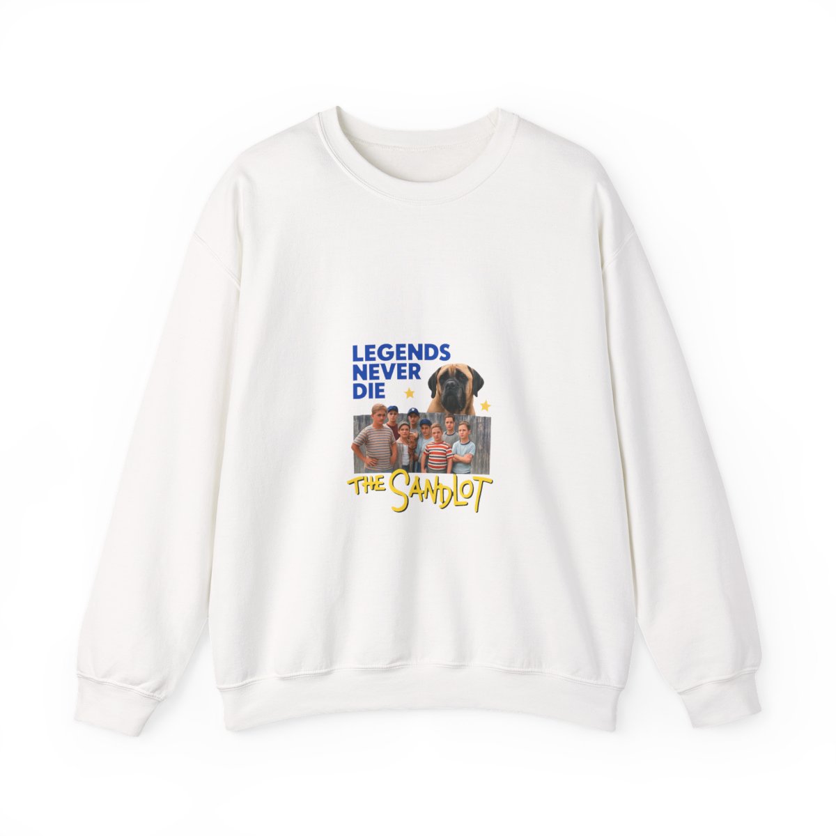 The Sandlot Sweatshirt Legends Never Die - Official sweatshirts merchandise
