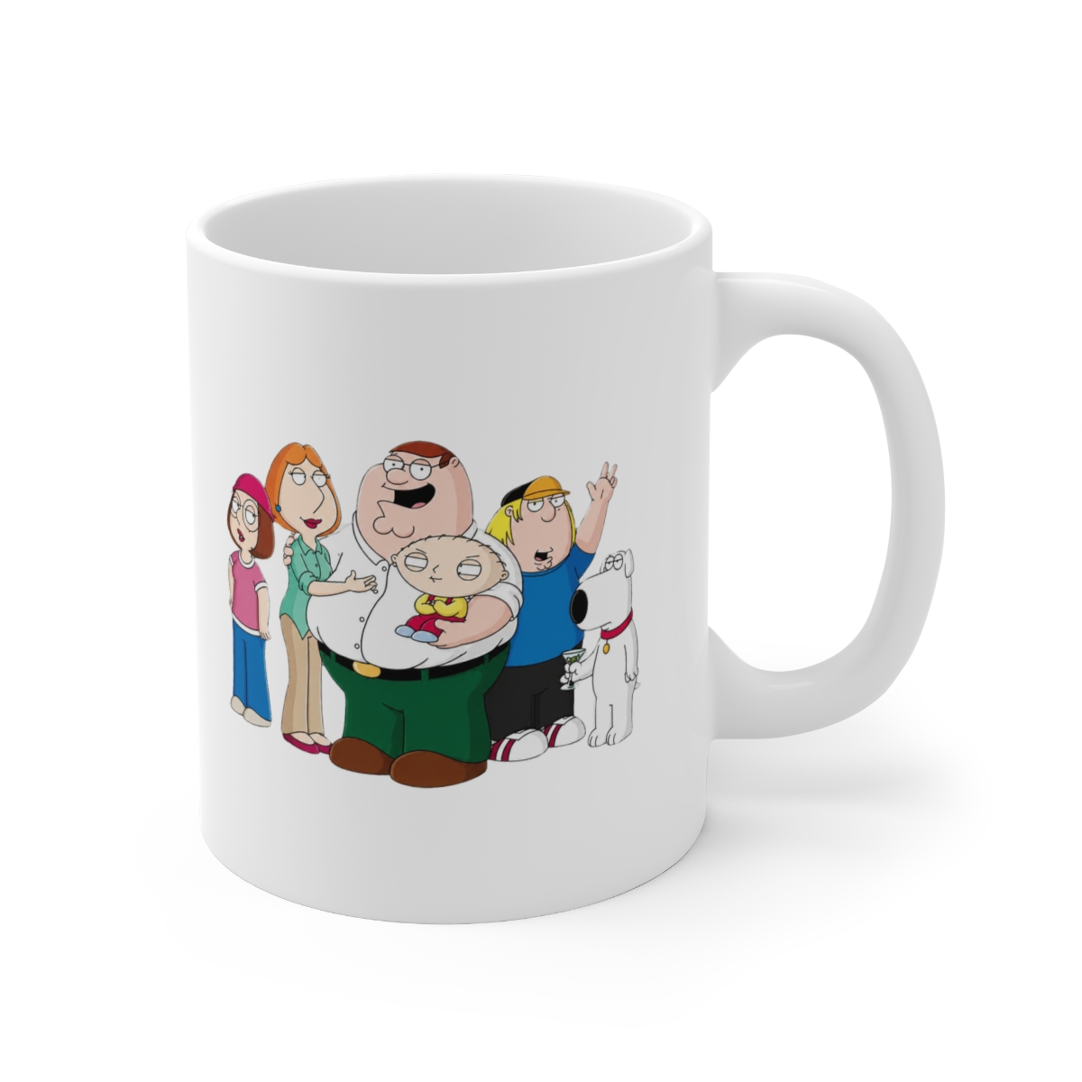 Familyguy a black rim and handle Mug - Official mugs merchandise