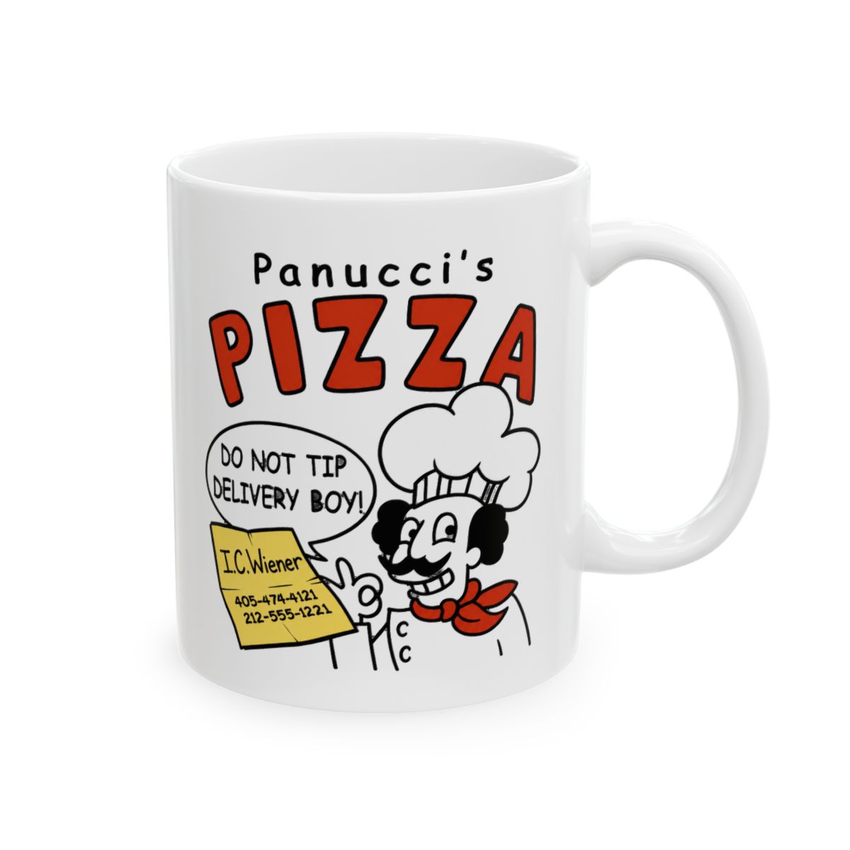 Futurama Mug Panucci's Pizza - Official mugs merchandise