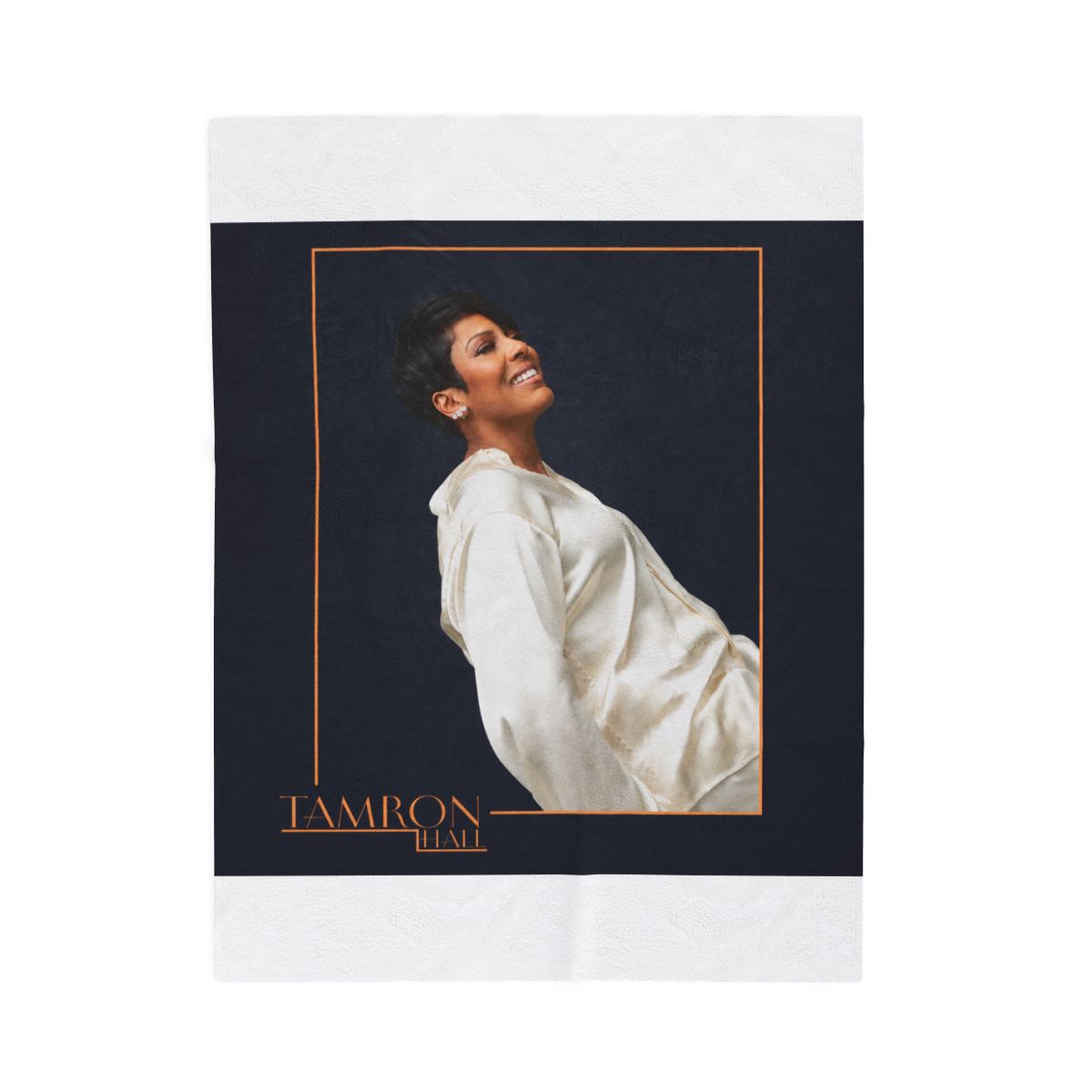 Tamron Hall Sherpa Blanket Portrait - Official Creator merchandise