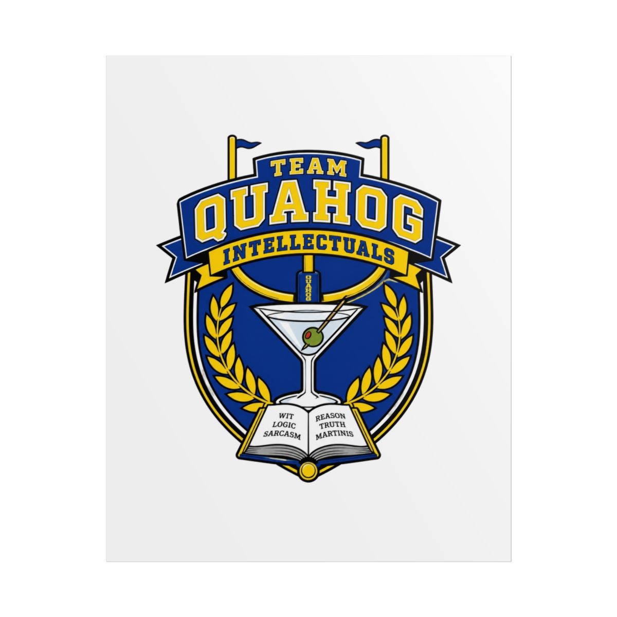 Family Guy "Team Quahog Intellectuals" Poster — official Family Guy Accessories