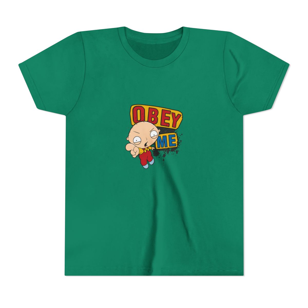 Funny Graphic Kids T Shirt - Casual Everyday Conversation Starter | Family Guy - alternate angle 3, merchandise