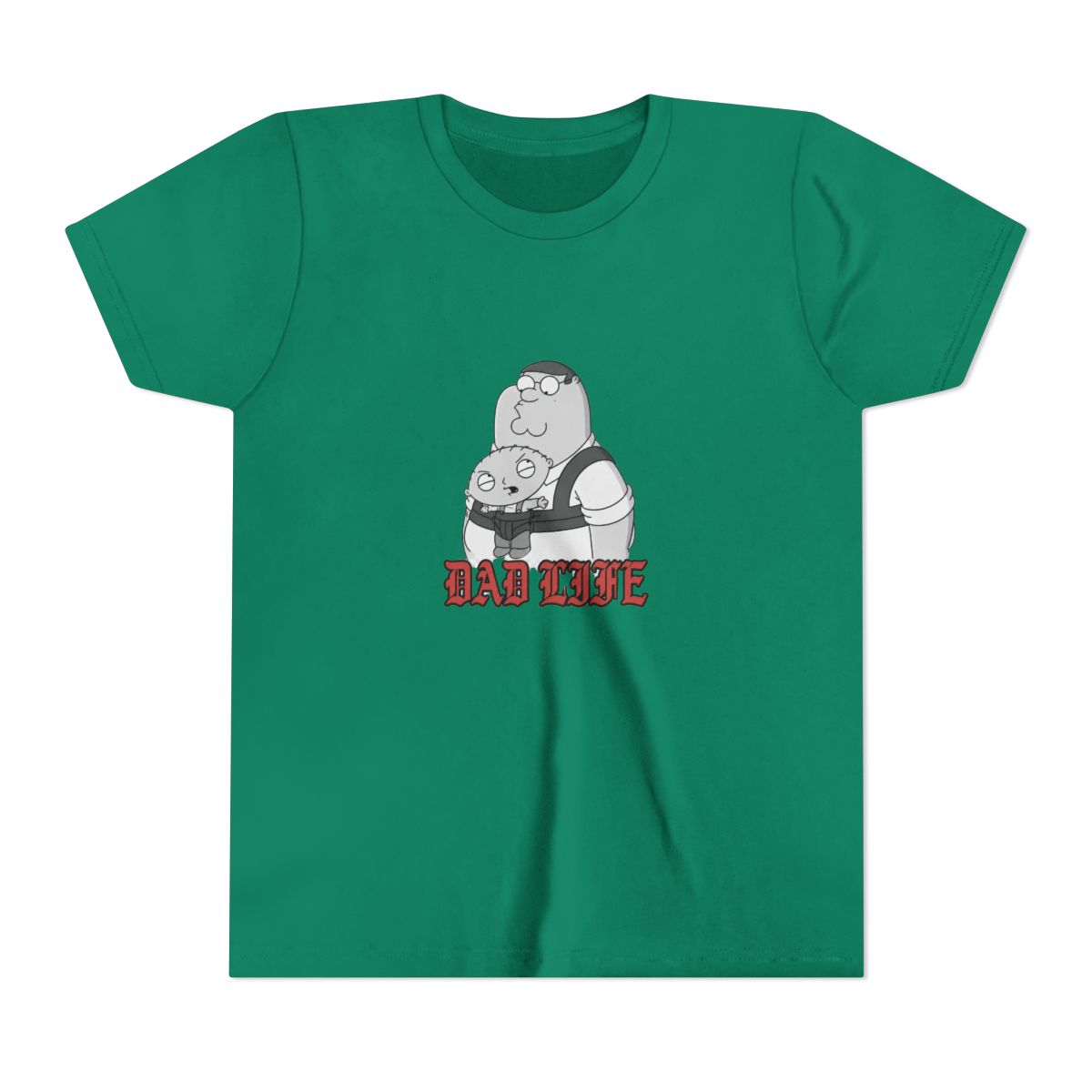 Family Guy Dad Life Kids T Shirt - alternate angle 2, merchandise