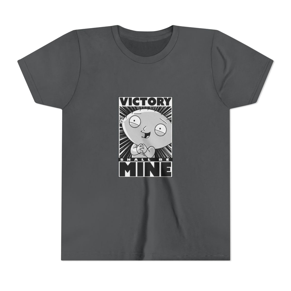 Family Guy Stewie Victory Kids T Shirt - alternate angle 4, merchandise